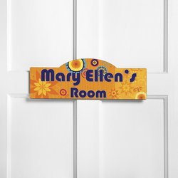 Personalized Kids Room Sign - Sunny Day