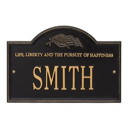 Personalized Life and Liberty Plaque