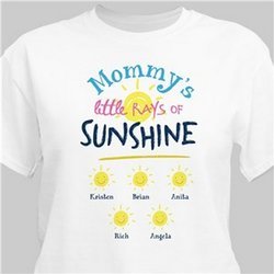 Personalized Little Rays Of Sunshine T-Shirt
