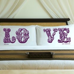 Personalized Love Pillow Case Set