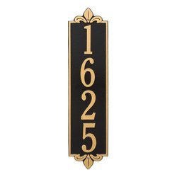 Personalized Lyon Vertical Estate Wall Plaque
