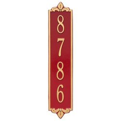 Personalized Lyon Vertical Wall Plaque