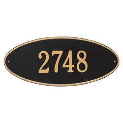 Personalized Madison Large Address Plaque - 1 Line