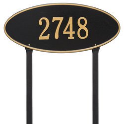 Personalized Madison Large Lawn Address Plaque - 1 Line