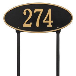Personalized Madison Lawn Address Plaque - 1 Line