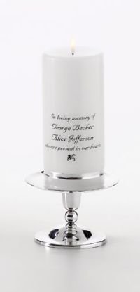 Personalized Memorial Candle