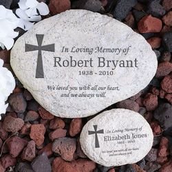 Personalized Memorial Garden Stone - Small