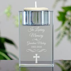Personalized Memorial Votive Candle Holder