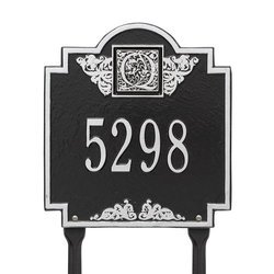Personalized Monogram Address Lawn Plaque