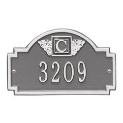 Personalized Monogram Small Address Plaque - 1 Line