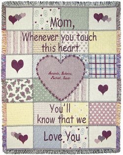 Personalized Mother Throw