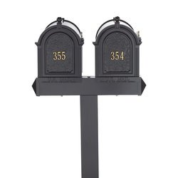 Personalized Multi Mailbox Double Package