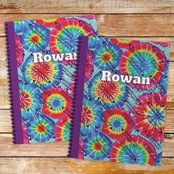 Personalized Notebook Set - Tie Dye