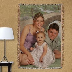 Personalized Photo Tapestry Throw