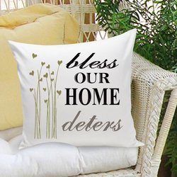 Personalized Pillow - Bless Our Home