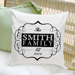 Personalized Pillow - Family Classic