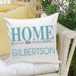 Personalized Pillow - Where Our Story Begins