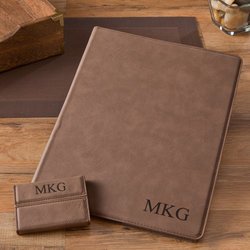Personalized Portfolio and Business Card Case Set
