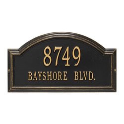 Personalized Providence Arch Address Plaque - 2 Line