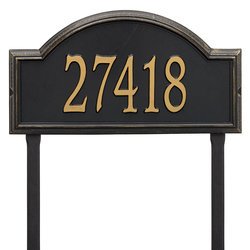 Personalized Providence Large Lawn Address Plaque - 1 Line