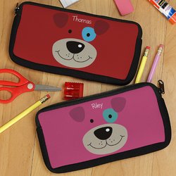 Personalized Puppy Pencil Case