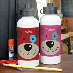 Personalized Puppy Water Bottle
