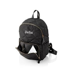 Personalized Quilted Nylon Backpack