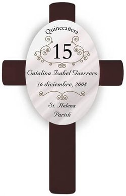 Personalized Quinceneara Cross