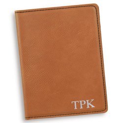 Personalized Rawhide Passport Holder