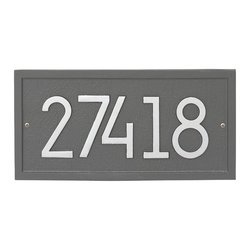 Personalized Rectangle Modern Wall Plaque