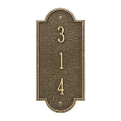 Personalized Richmond Vertical Petite Wall Plaque