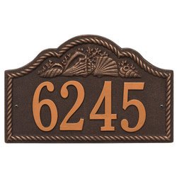 Personalized Rope Shell Arch Wall Plaque