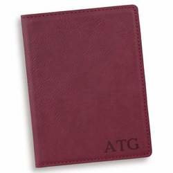 Personalized Rose Passport Holder