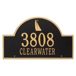 Personalized Sailboat Arch Address Plaque