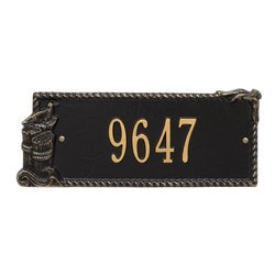 Personalized Seagull Rectangle Address Plaque