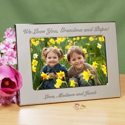 Personalized Silver Picture Frame