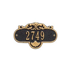 Personalized Small Rochelle Address Plaque - 1 Line