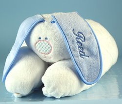 Personalized Snuggle Bunny Blanket (Boy)