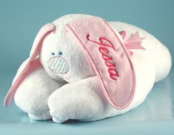 Personalized Snuggle Bunny Blanket (Girl)