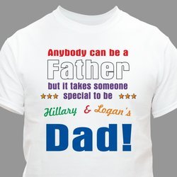 Personalized Special Dad T-Shirt