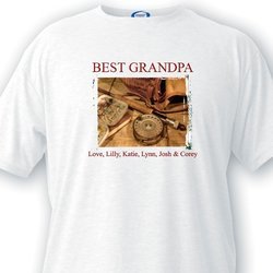 Personalized T Shirt - Best Grandpa 1