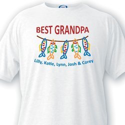 Personalized T Shirt - Best Grandpa 2