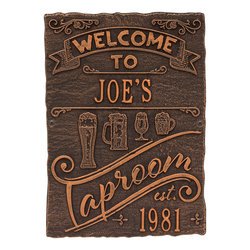 Personalized Tap Room Brew Pub Plaque