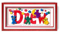 Personalized Teddy Bear Name Frame