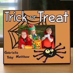 Personalized Trick or Treat Frame
