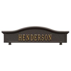 Personalized Two Sided Mailbox Topper