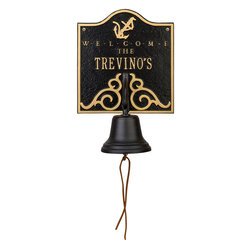 Personalized Welcome Anchor Bell Plaque