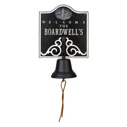 Personalized Welcome Lighthouse Bell Plaque