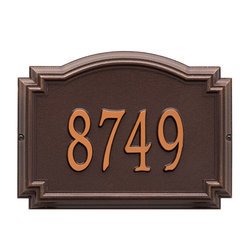 Personalized Williamsburg Address Plaque - 1 Line