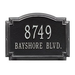 Personalized Williamsburg Address Plaque - 2 Line